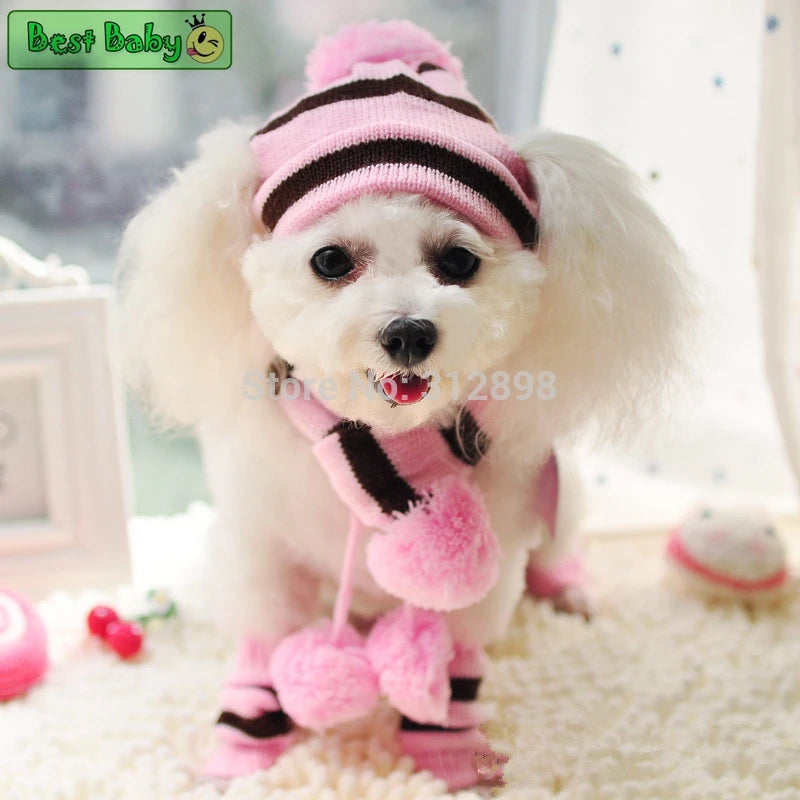 CozyPaws™ Rainbow Winter Outfit for Dogs