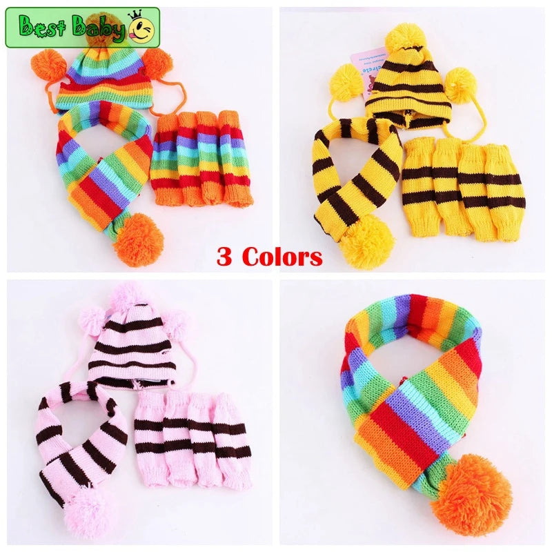 CozyPaws™ Rainbow Winter Outfit for Dogs