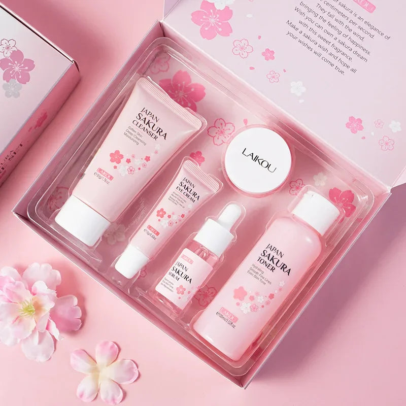 SakuraGlow™ Japanese Cherry Blossom Skincare Set