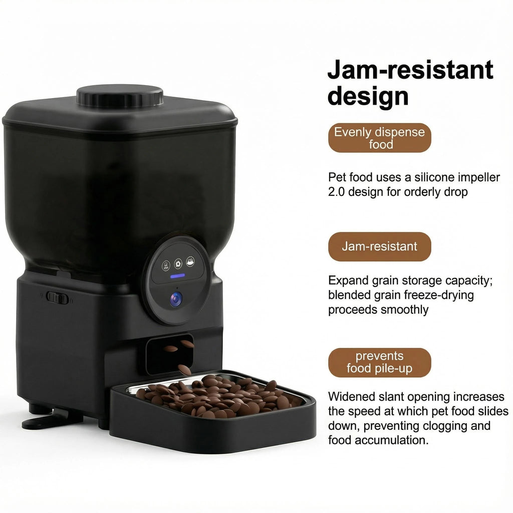 AutoFeast Pro™ Smart Pet Feeder with HD Camera