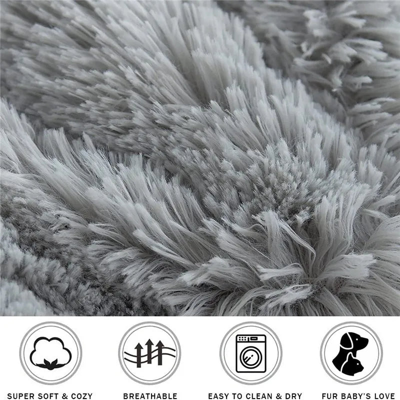 CozyNest™ Ultra-Soft Calming Pet Bed