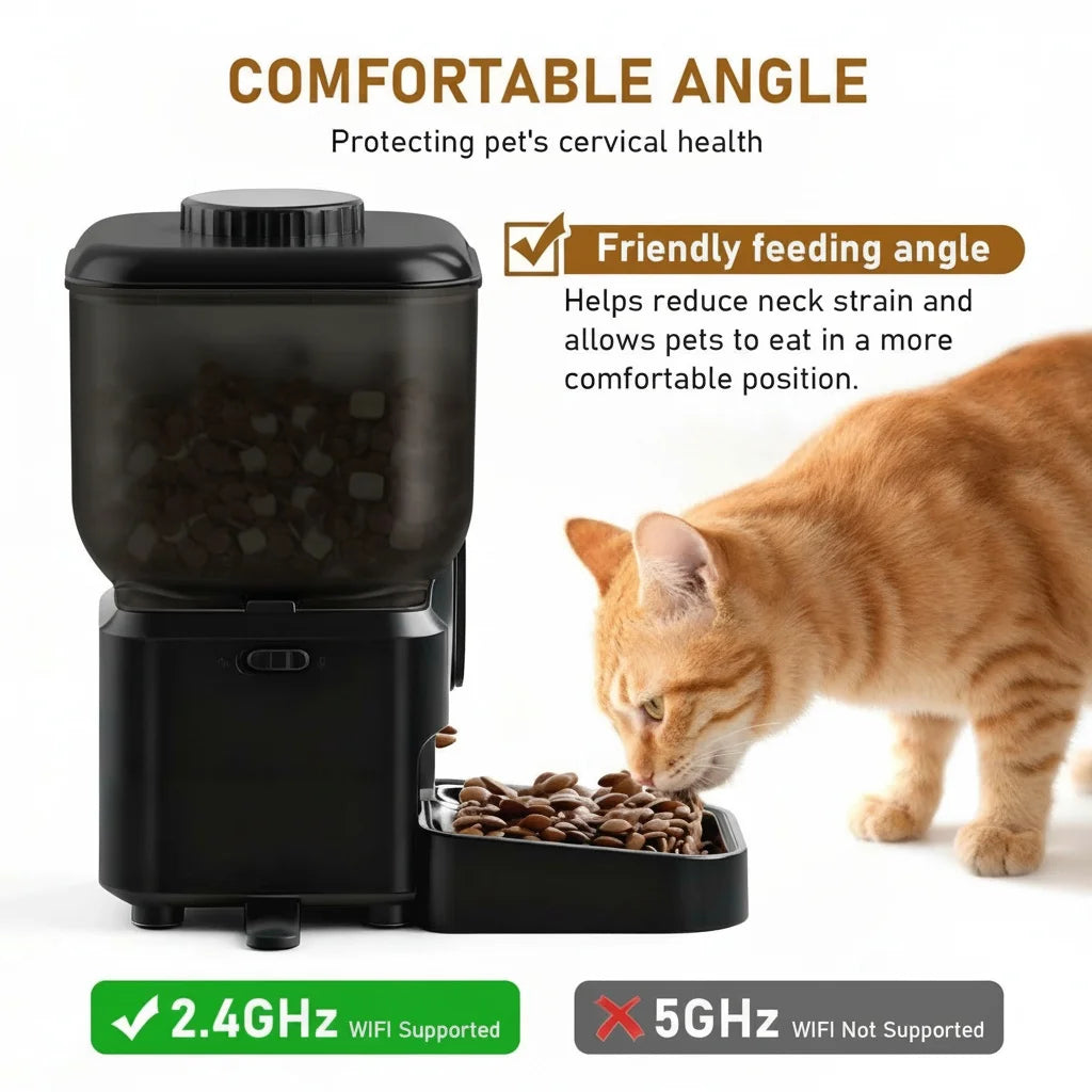 AutoFeast Pro™ Smart Pet Feeder with HD Camera