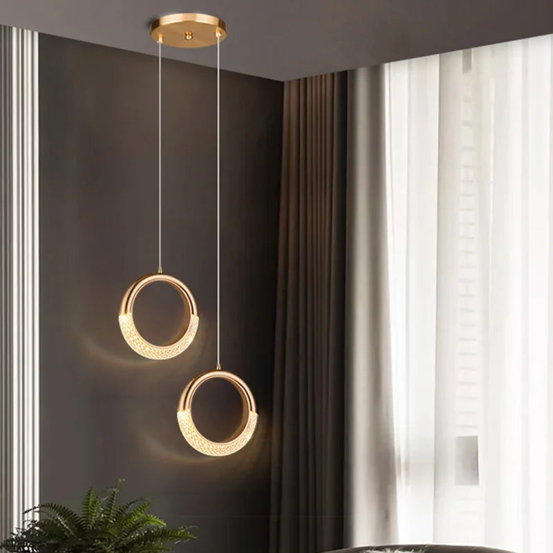 LunaGlow™ Modern Crescent Pendant Light