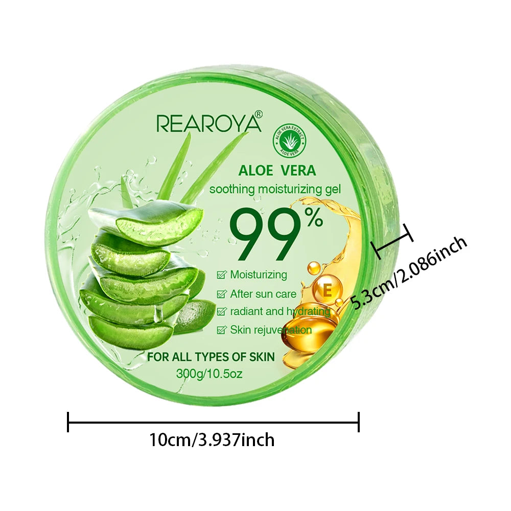 PureGlow™ Aloe Vera Hydrating Gel – 99% Natural Formula