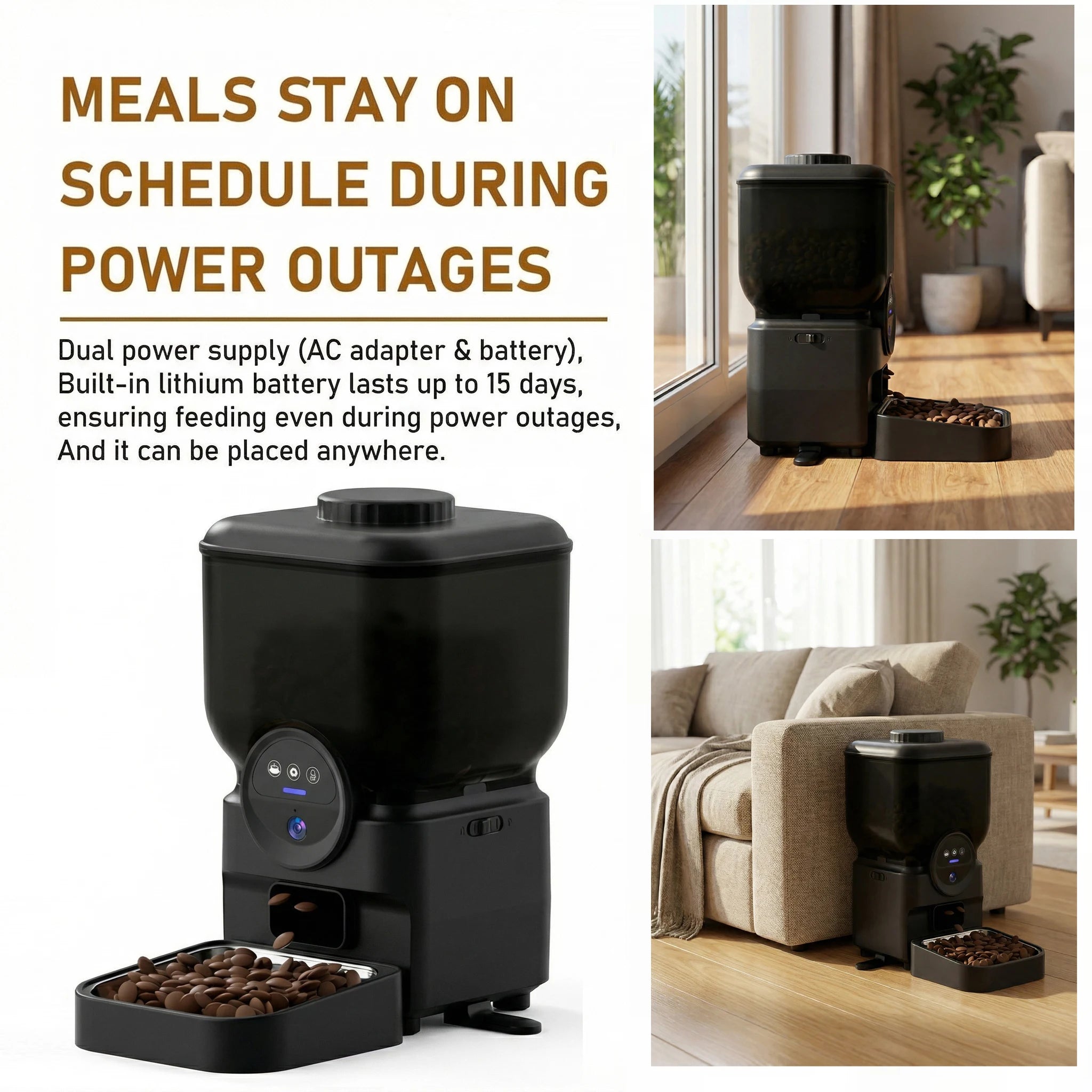 AutoFeast Pro™ Smart Pet Feeder with HD Camera