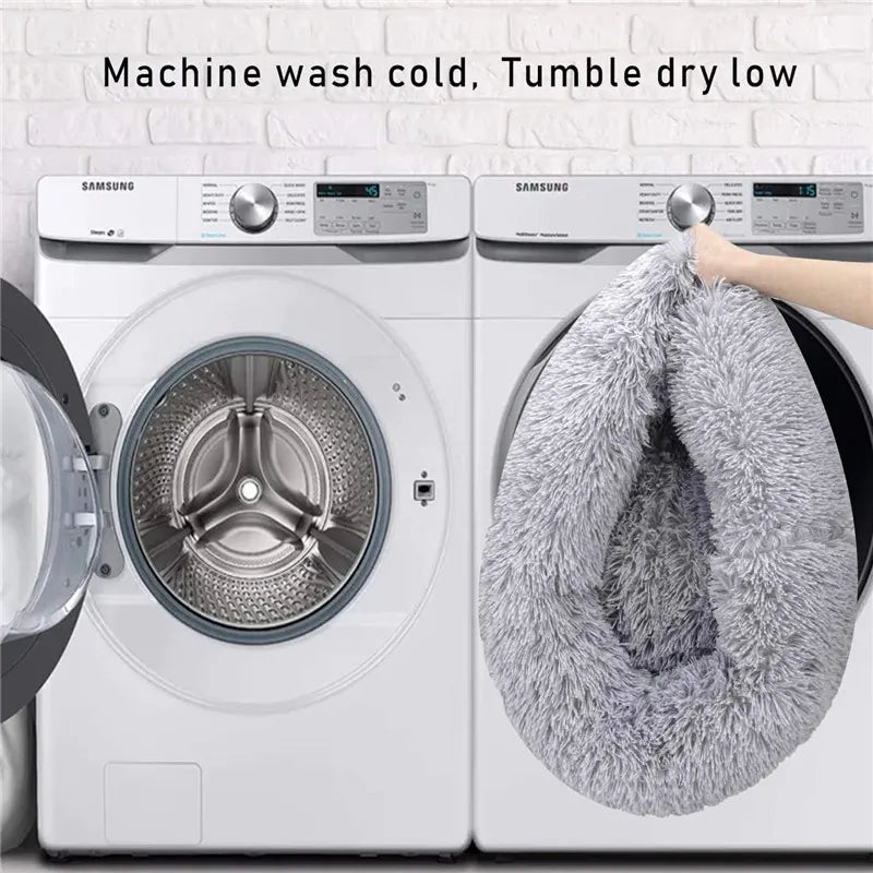 CozyNest™ Ultra-Soft Calming Pet Bed