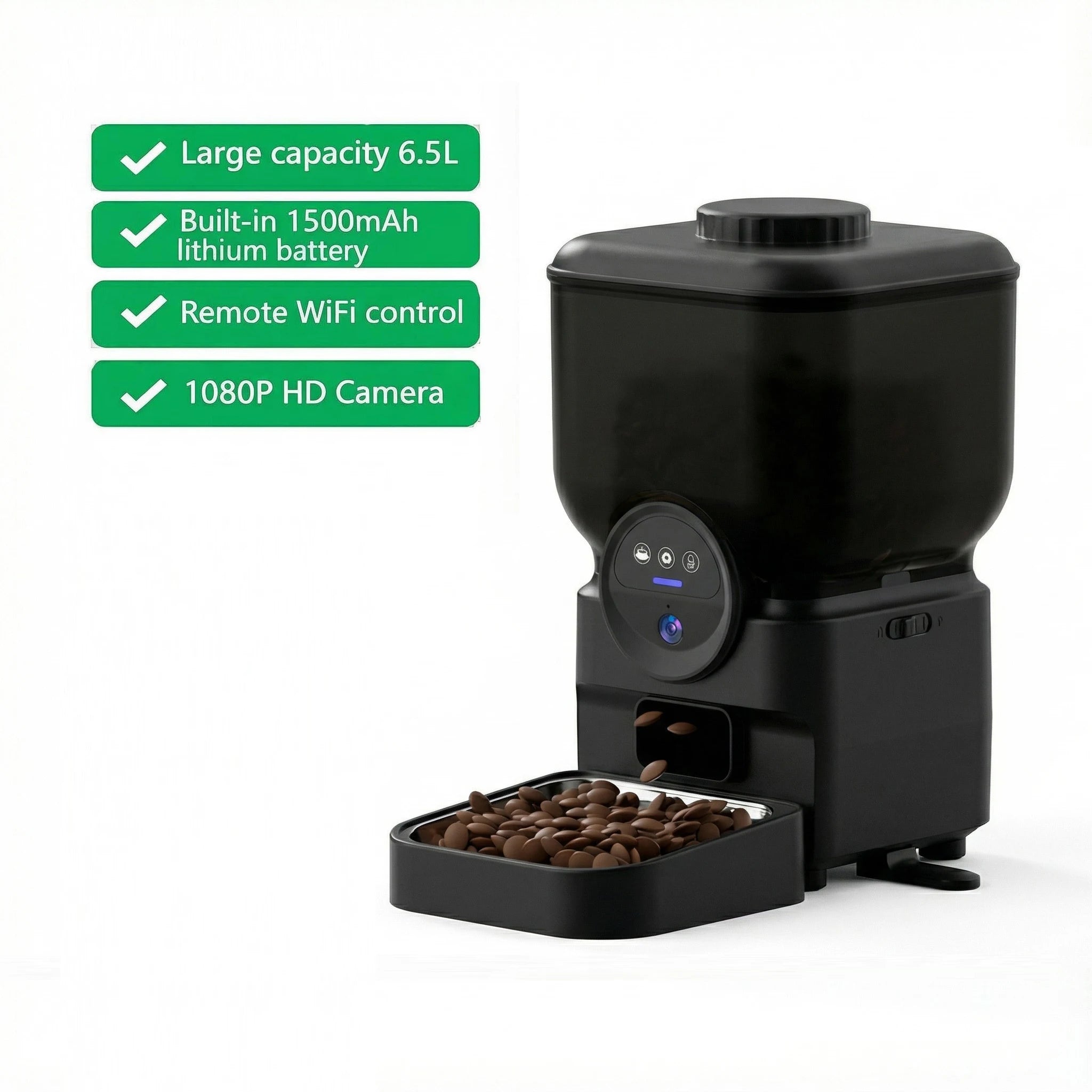 AutoFeast Pro™ Smart Pet Feeder with HD Camera