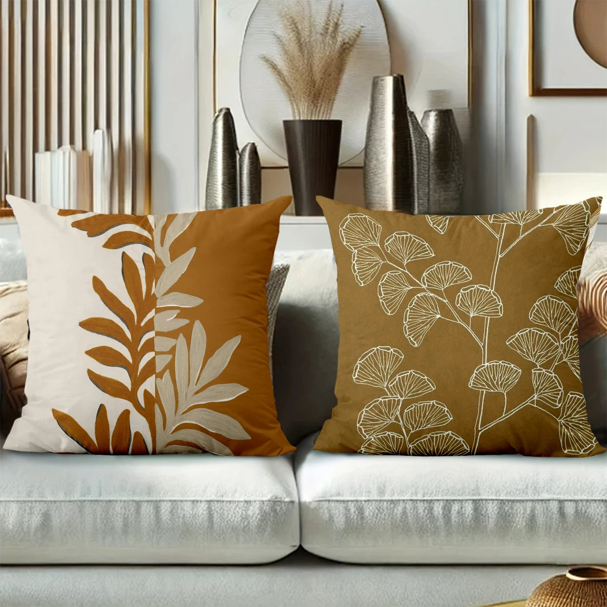 NatureSoft™ Botanical Decorative Cushion Covers (Set of 4)