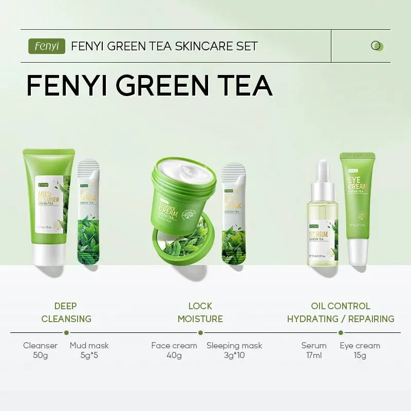 FenyGlow™ Green Tea Skincare Complete Set
